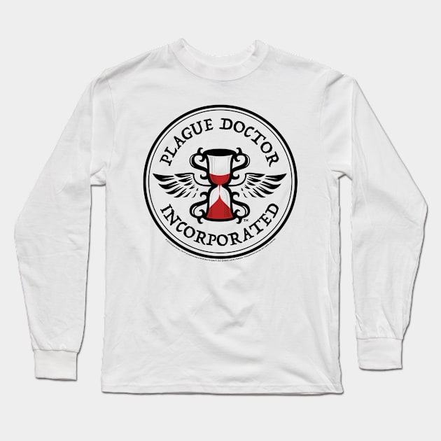 Plague Doctor, Inc.™ Logo Light Long Sleeve T-Shirt by PlagueDoctorInc